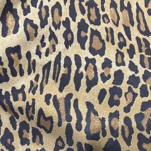 Ralph Lauren Vintage Leopard Print king flat sheet